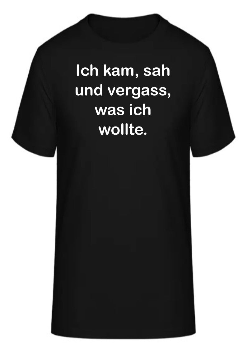 Ich kam, sah und vergass, was ich wollte.