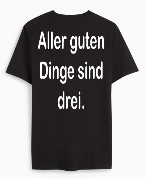 Aller guten Dinge sind drei