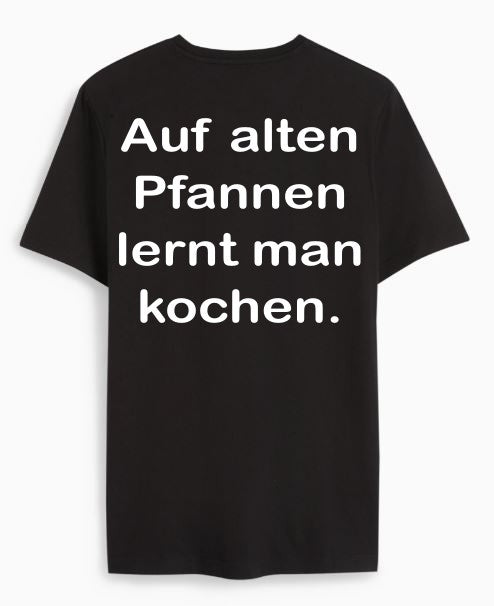 Auf alten Pfannen lernt man kochen