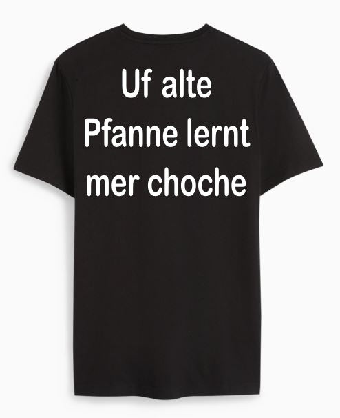 Uf alte Pfanne lernt mar choche