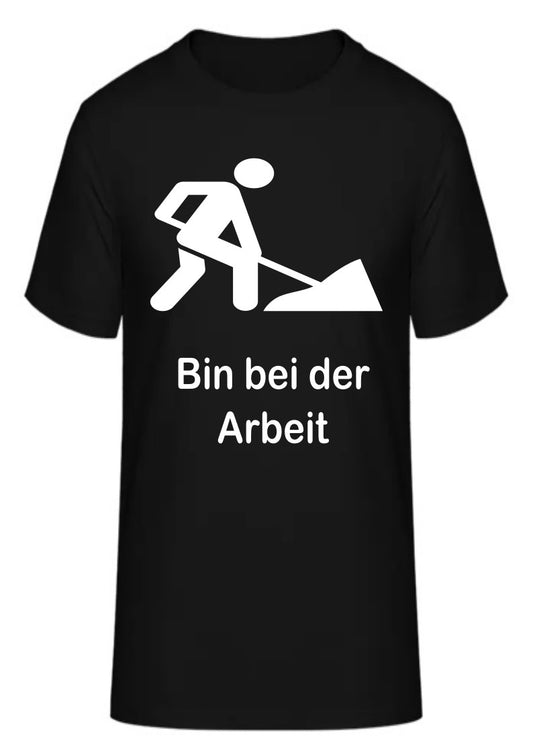 Bin bei der Arbeit