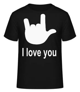 I love you in Gebärdensprache