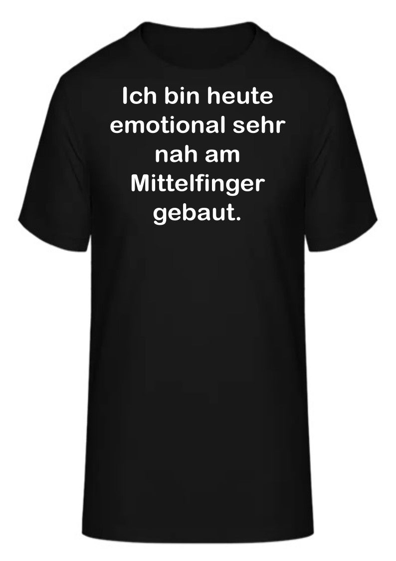 Ich bin heute emotional sehr nah am Mittelfinger gebaut.