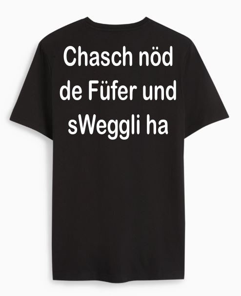 Chasch nöd de Füfer und s'Weggli ha