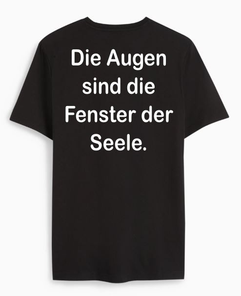 Die Augen sind die Fenster der Seele.