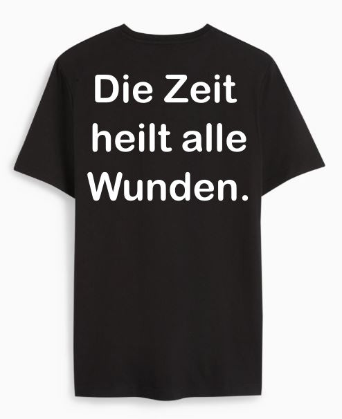 Die Zeit heilt alle Wunden.